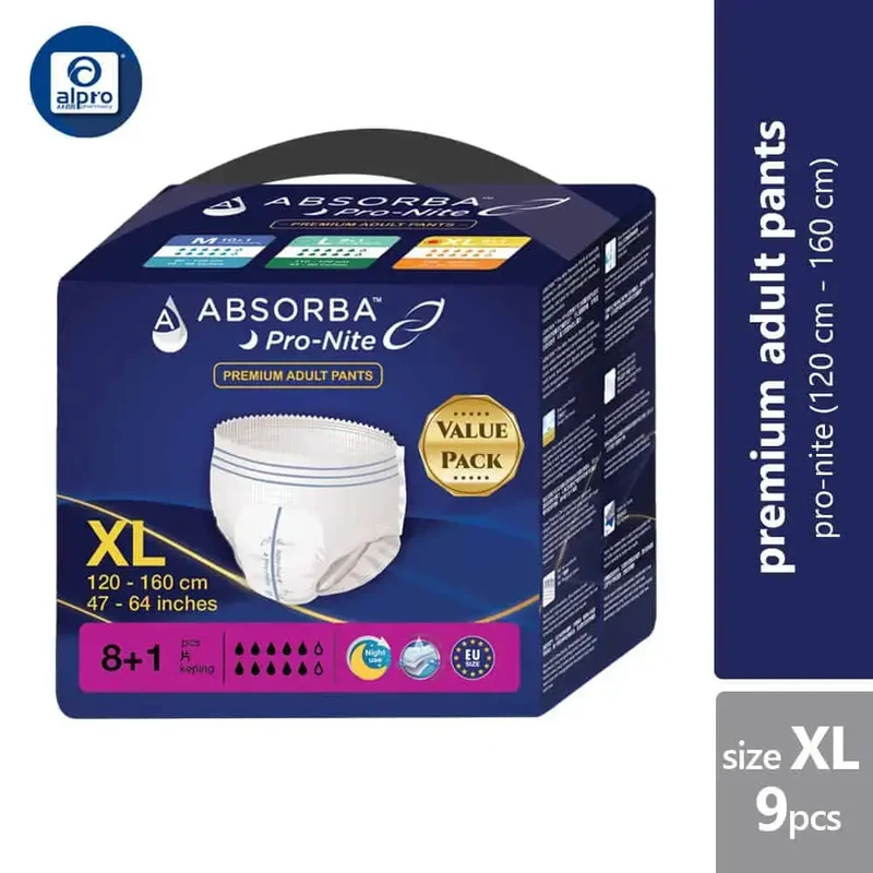Absorba Pro-Nite Premium Pants (XL) 8+1s