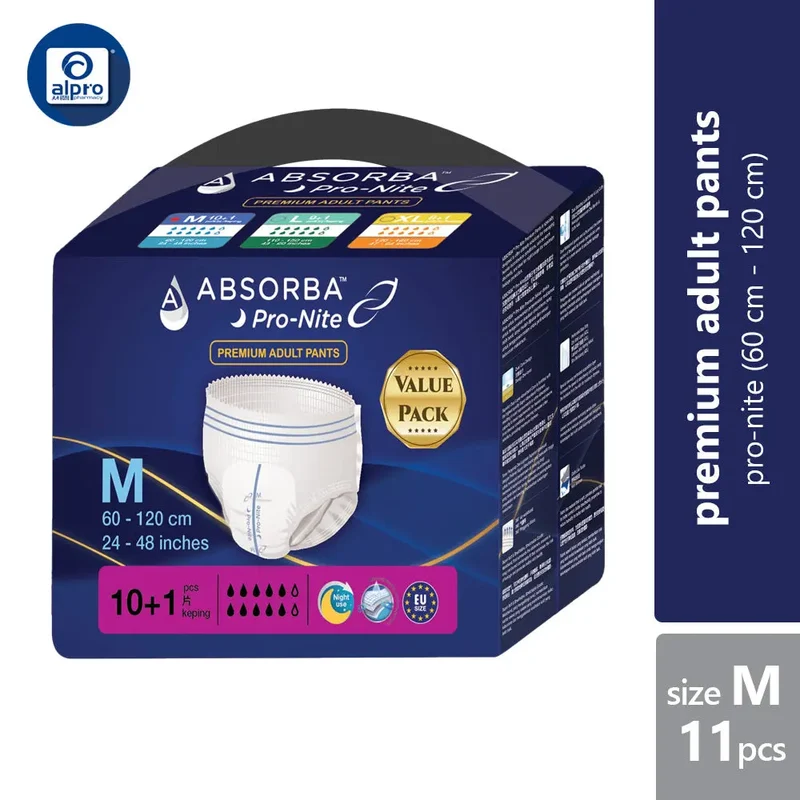 Absorba Pro-Nite Premium Pants (M) 10+1s
