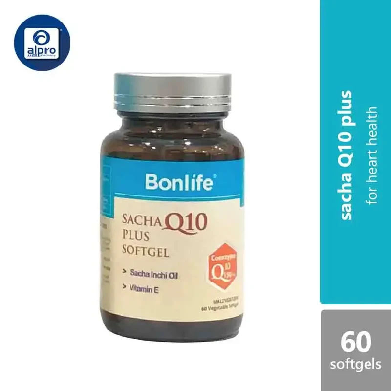 Bonlife Sacha Inchi Coenzyme Q10 Plus Softgel 60s | Daily Wellness Support