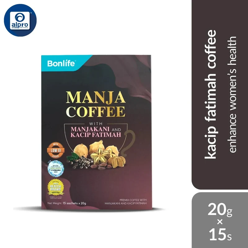 Bonlife Manja Coffee with Manjakani and Kacip Fatimah 20g×15s | Enhance Women’s Health