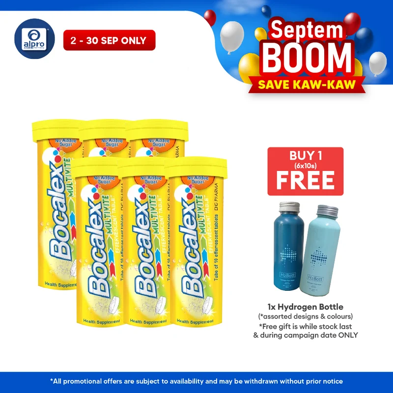 Bocalex Multivite 6X10S | Multivitamin Soluble for Family