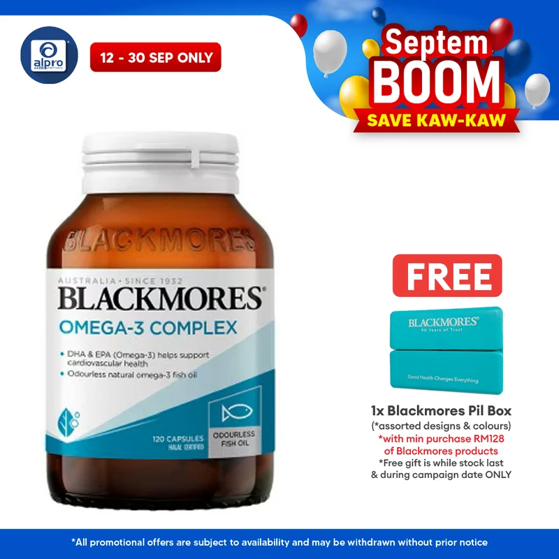 Blackmores Omega-3 Complex 500mg 120s | Helps Support Heart Health
