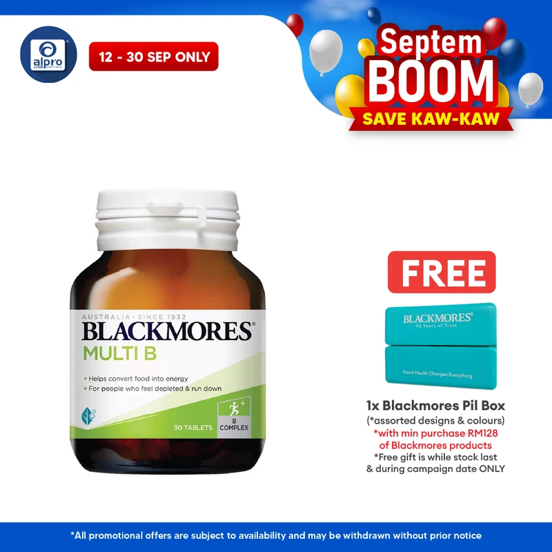 Blackmores Multi B 30s | Relieve Fatigue