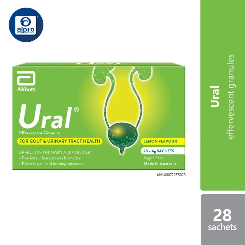 Ural Effervescent Granules 28x4g | Urinary Health