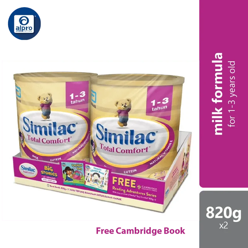 Abbott Similac Total Comfort Plus 1-3 Tahun 2x820g | Free Cambridge Book