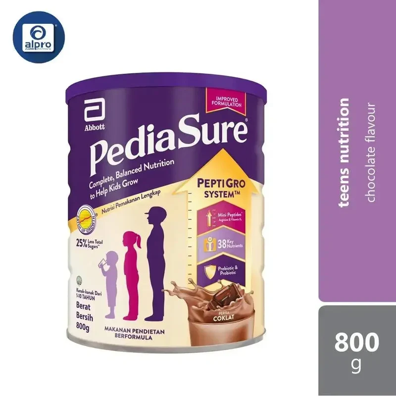 Abbott Pediasure Peptigro Chocolate Can 800g | Improves Bone Health