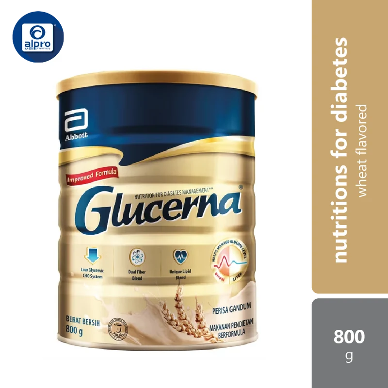 Abbott Glucerna Gold Wheat 800g | Helps Support Your Blood Glucose Management