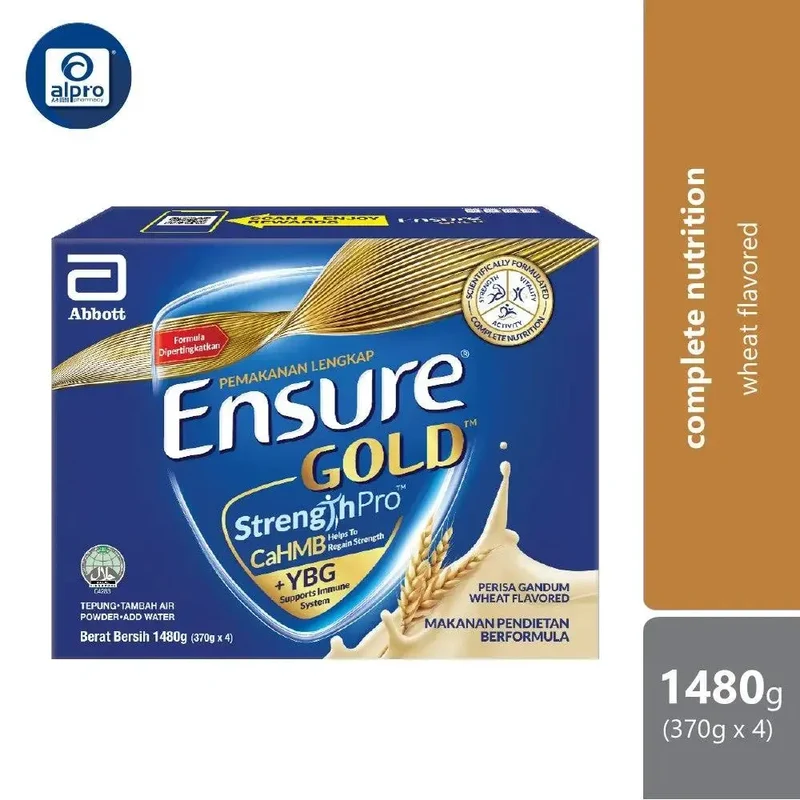 Abbott Ensure Gold Wheat YBG (Yeast Beta Glucan) 1.48kg | Complete And Balanced Nutrition
