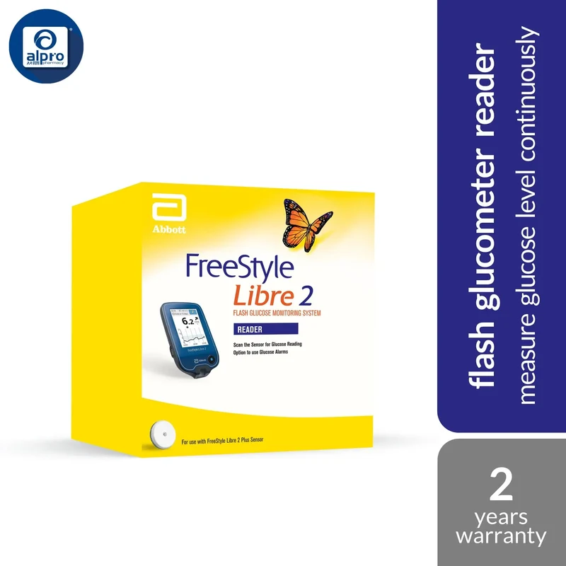 Abbott Freestyle Libre 2 Plus Reader (2 Years Warranty) | Measure Your Glucose Level Continuously